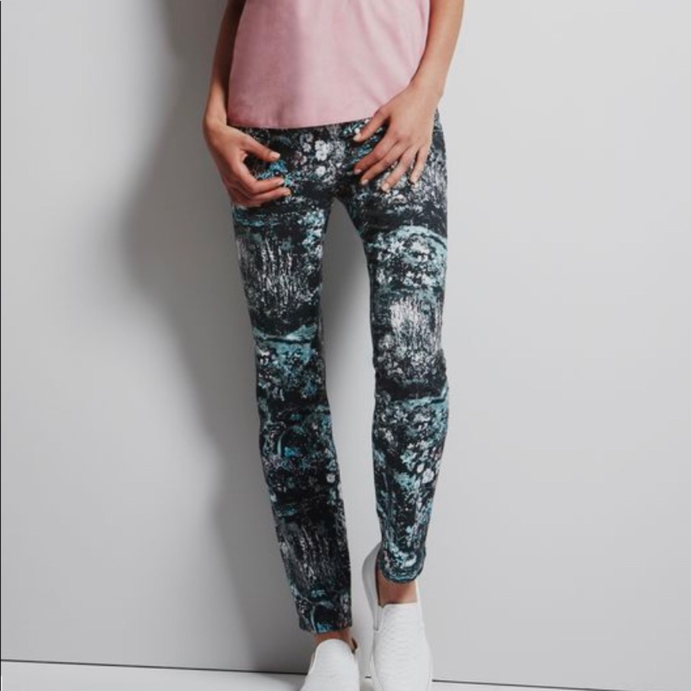 [W By Worth] Grey Aquarius Petunia Pants 14 NWT